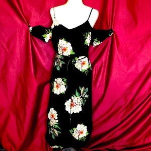 floral print maxi dress nwt